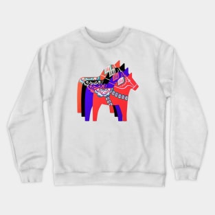 Dalaran Horse, Dalahäst Crewneck Sweatshirt